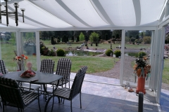 Kaltwintergarten mit Schiebetüren